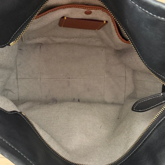 Coach Bea Tote Black Leather Top Zip Shoulder Handbag - Picture 10 of 10